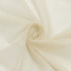 Sheer Backdrop Curtain Panel 5ft Ã— 10ft Beige â€“ Wedding Arch Drape with Rod Pocket - Bell Racket Store