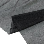 Sheer Backdrop Curtain Panel 5ft Ã— 10ft Black â€“ Wedding Arch Drape with Rod Pocket - Bell Racket Store