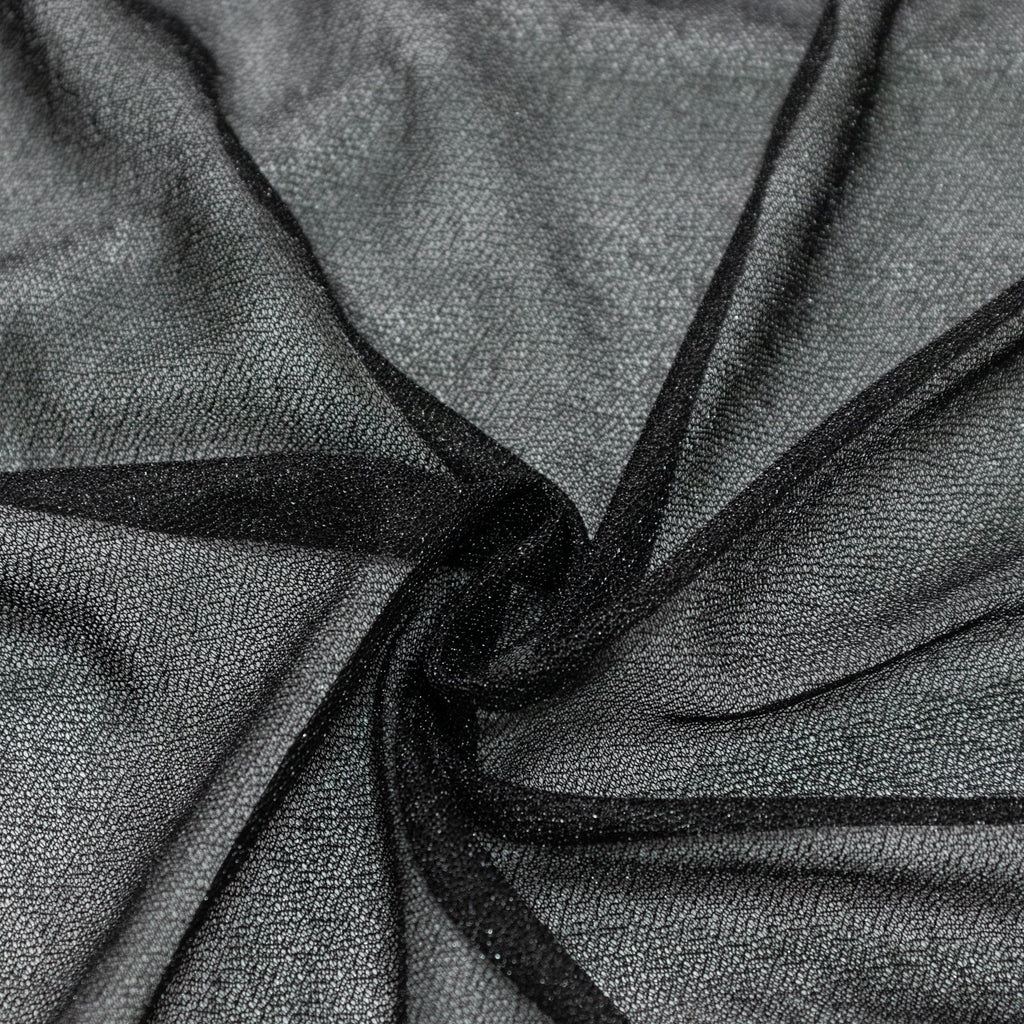 Sheer Backdrop Curtain Panel 5ft Ã— 10ft Black â€“ Wedding Arch Drape with Rod Pocket - Bell Racket Store