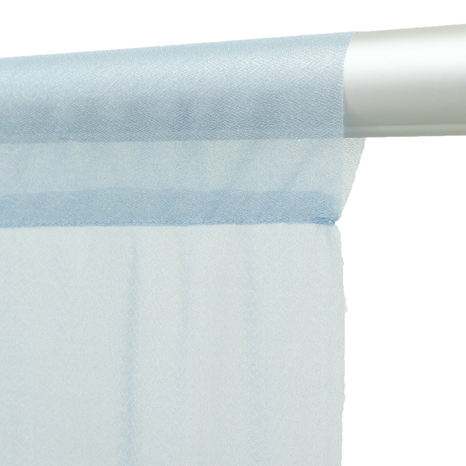 Sheer Backdrop Curtain Panel 5ft Ã— 10ft Dusty Blue â€“ Wedding Arch Drape with Rod Pocket - Bell Racket Store
