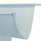 Sheer Backdrop Curtain Panel 5ft Ã— 10ft Dusty Blue â€“ Wedding Arch Drape with Rod Pocket - Bell Racket Store