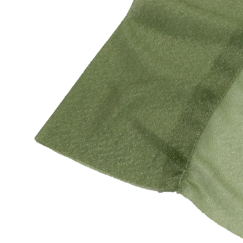 Sheer Backdrop Curtain Panel 5ft Ã— 10ft Dusty Sage Green â€“ Wedding Arch Drape with Rod Pocket - Bell Racket Store