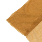 Sheer Backdrop Curtain Panel 5ft Ã— 10ft Gold â€“ Wedding Arch Drape with Rod Pocket - Bell Racket Store