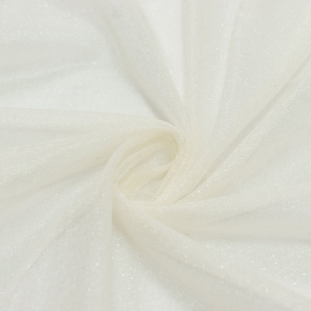 Sheer Backdrop Curtain Panel 5ft Ã— 10ft Ivory â€“ Wedding Arch Drape with Rod Pocket - Bell Racket Store