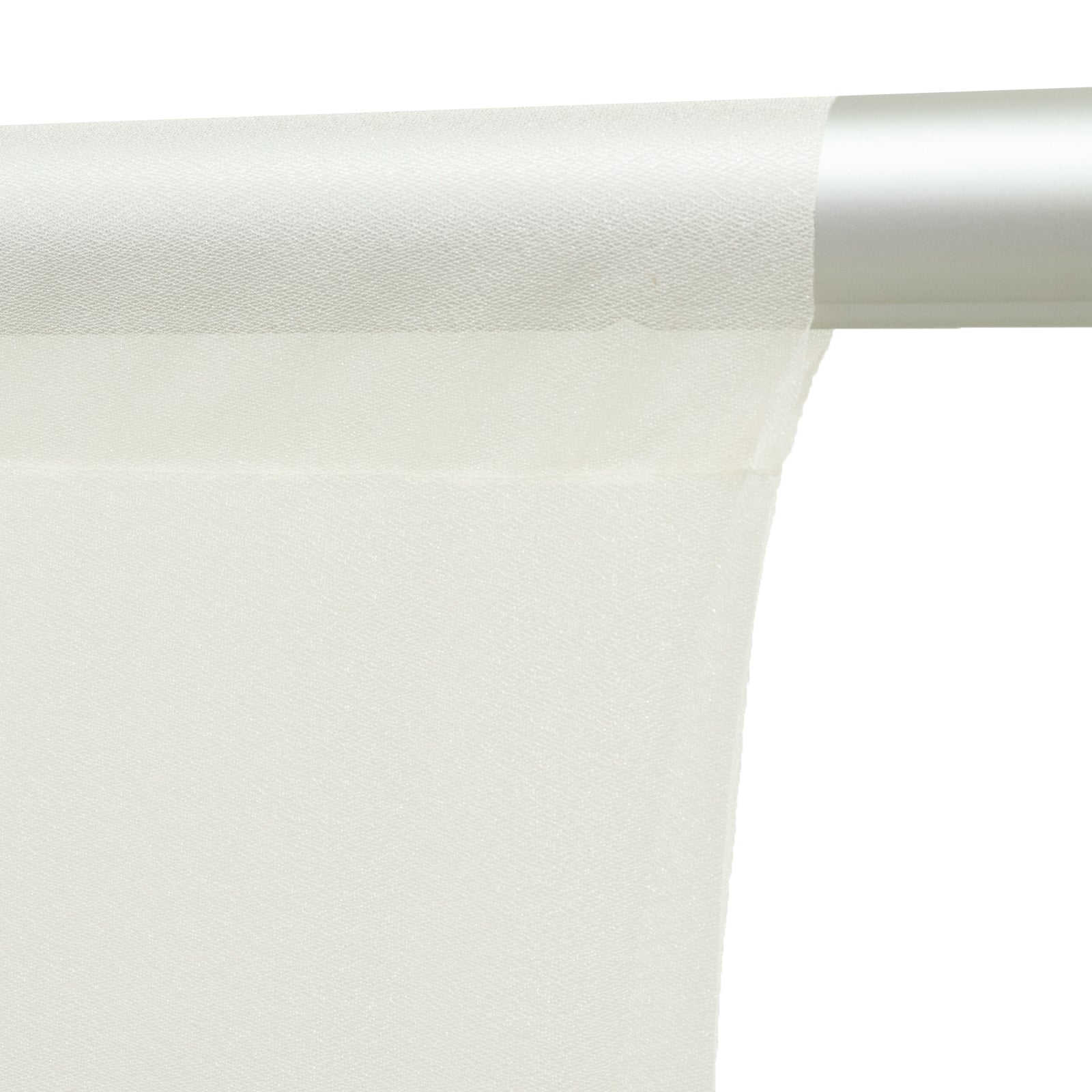 Sheer Backdrop Curtain Panel 5ft Ã— 10ft Ivory â€“ Wedding Arch Drape with Rod Pocket - Bell Racket Store