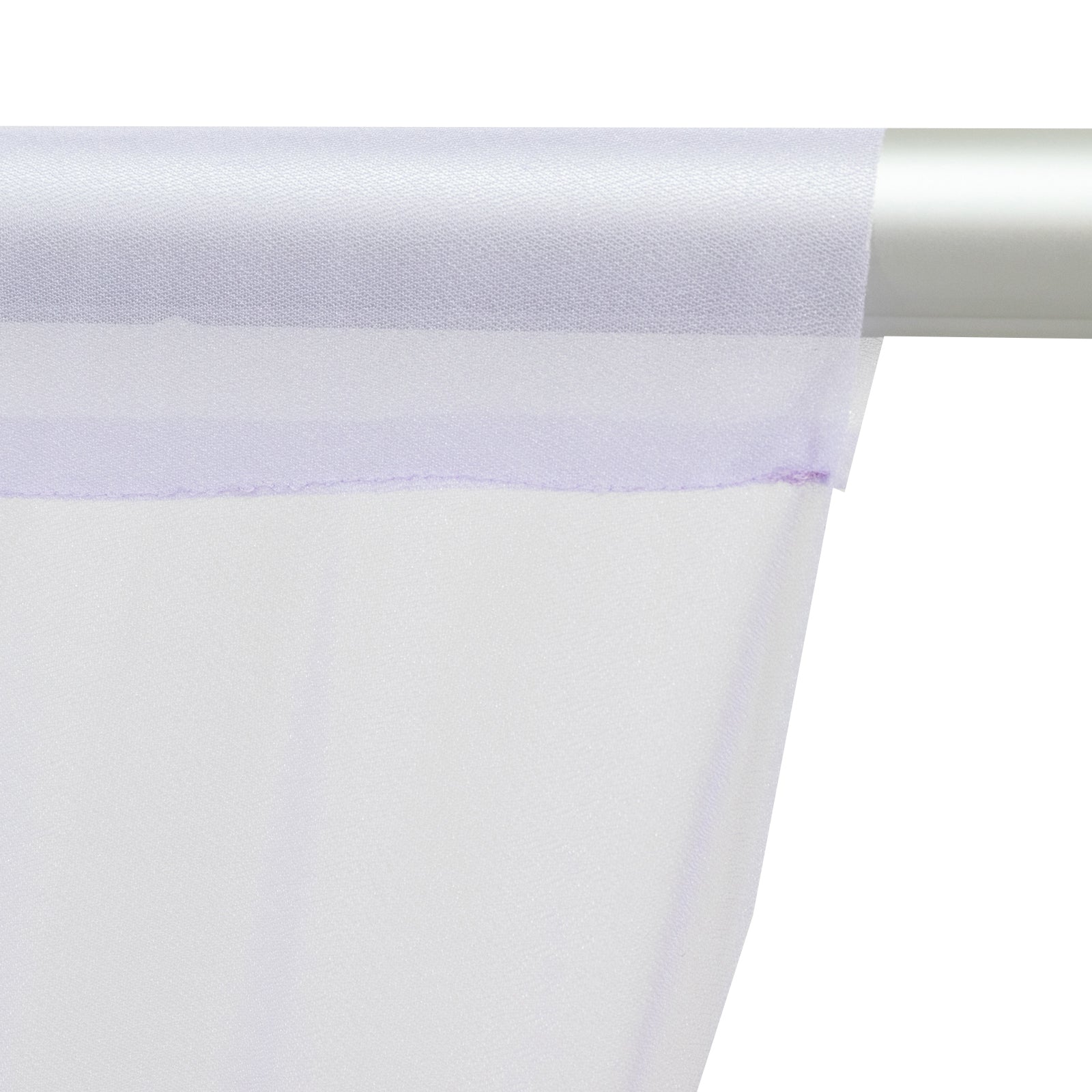Sheer Backdrop Curtain Panel 5ft Ã— 10ft Lavender Lilac â€“ Wedding Arch Drape with Rod Pocket - Bell Racket Store