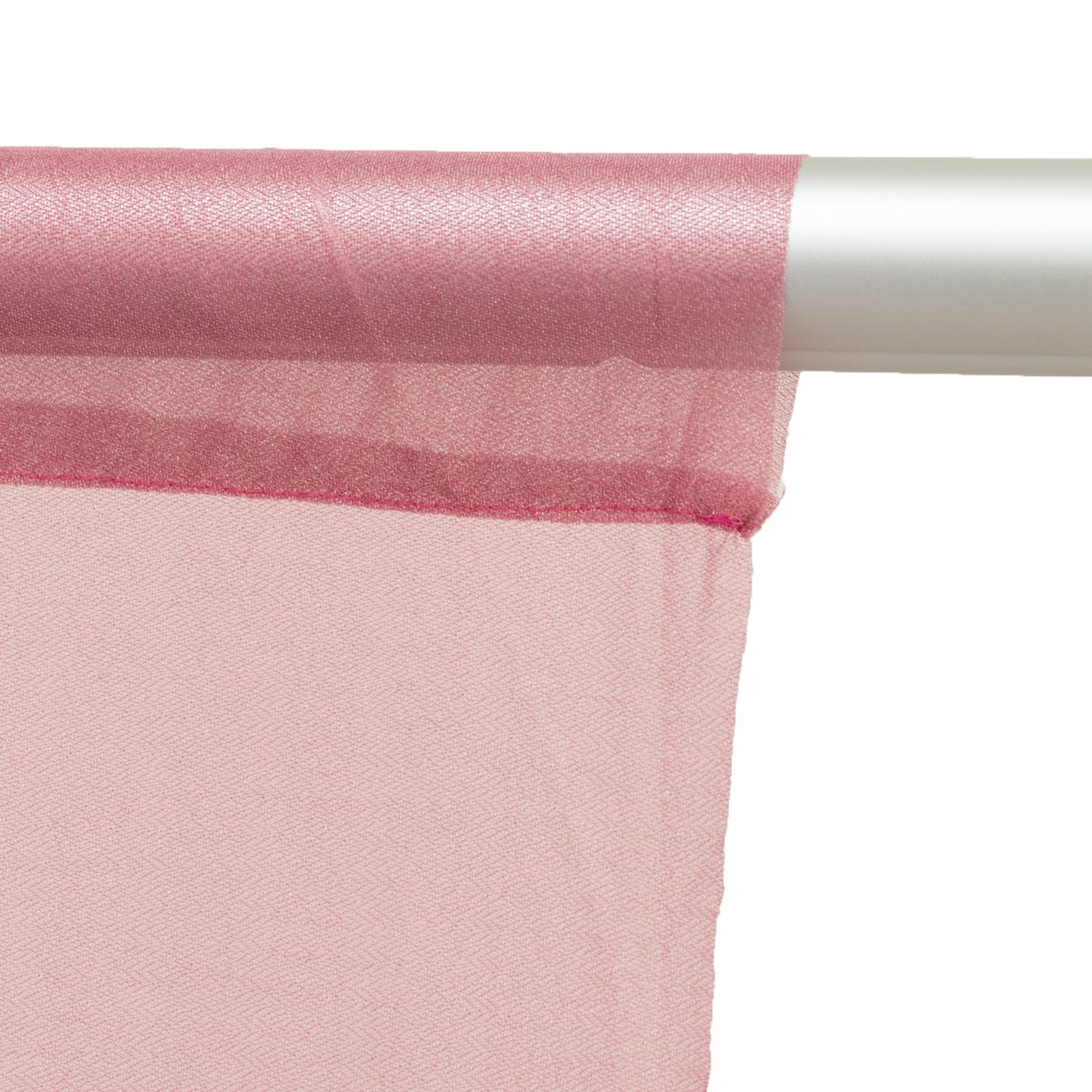 Sheer Backdrop Curtain Panel 5ft Ã— 10ft Mauve Cinnamon Rose â€“ Wedding Arch Drape with Rod Pocket - Bell Racket Store