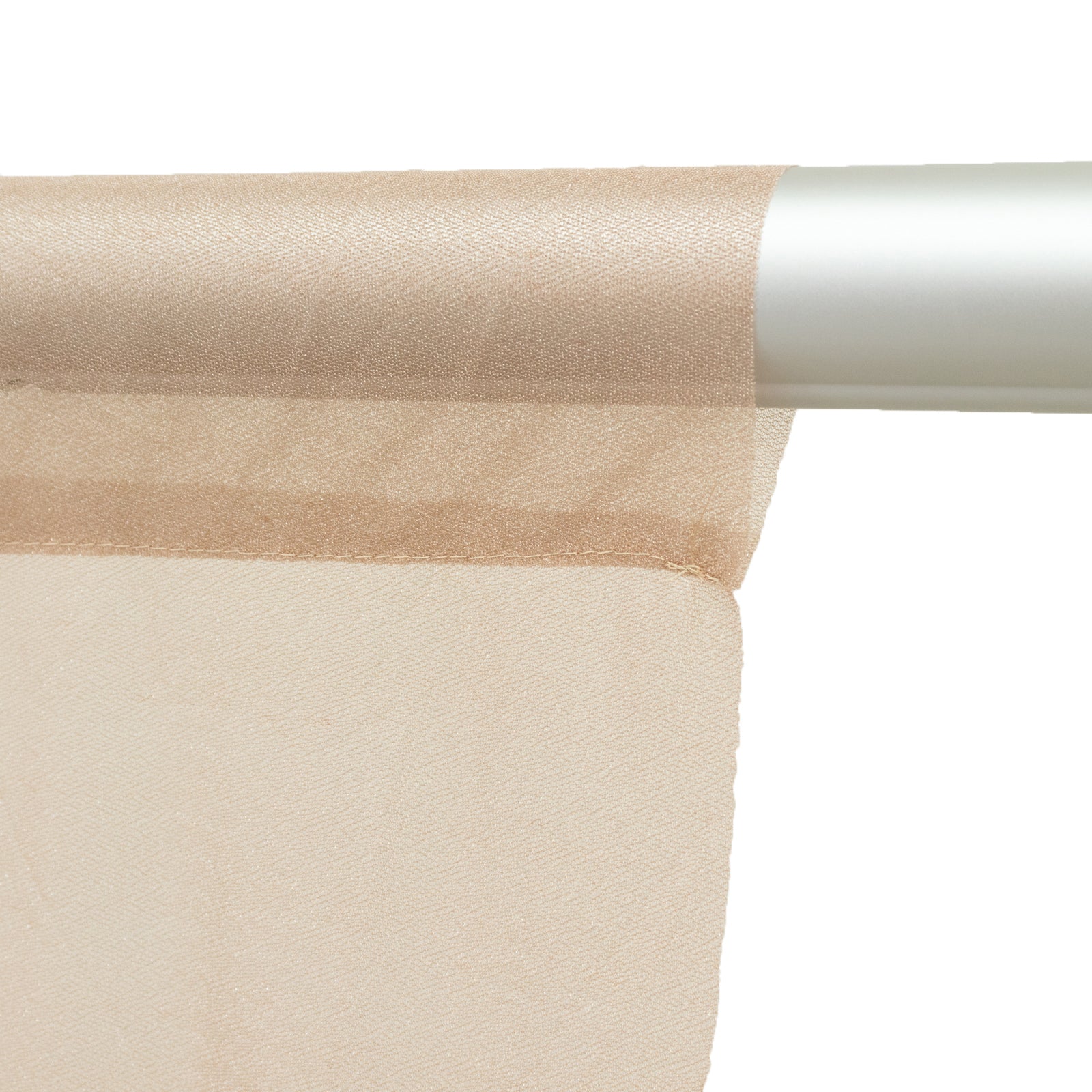 Sheer Backdrop Curtain Panel 5ft Ã— 10ft Taupe â€“ Wedding Arch Drape with Rod Pocket - Bell Racket Store