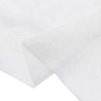 Sheer Backdrop Curtain Panel 5ft Ã— 10ft White â€“ Wedding Arch Drape with Rod Pocket - Bell Racket Store