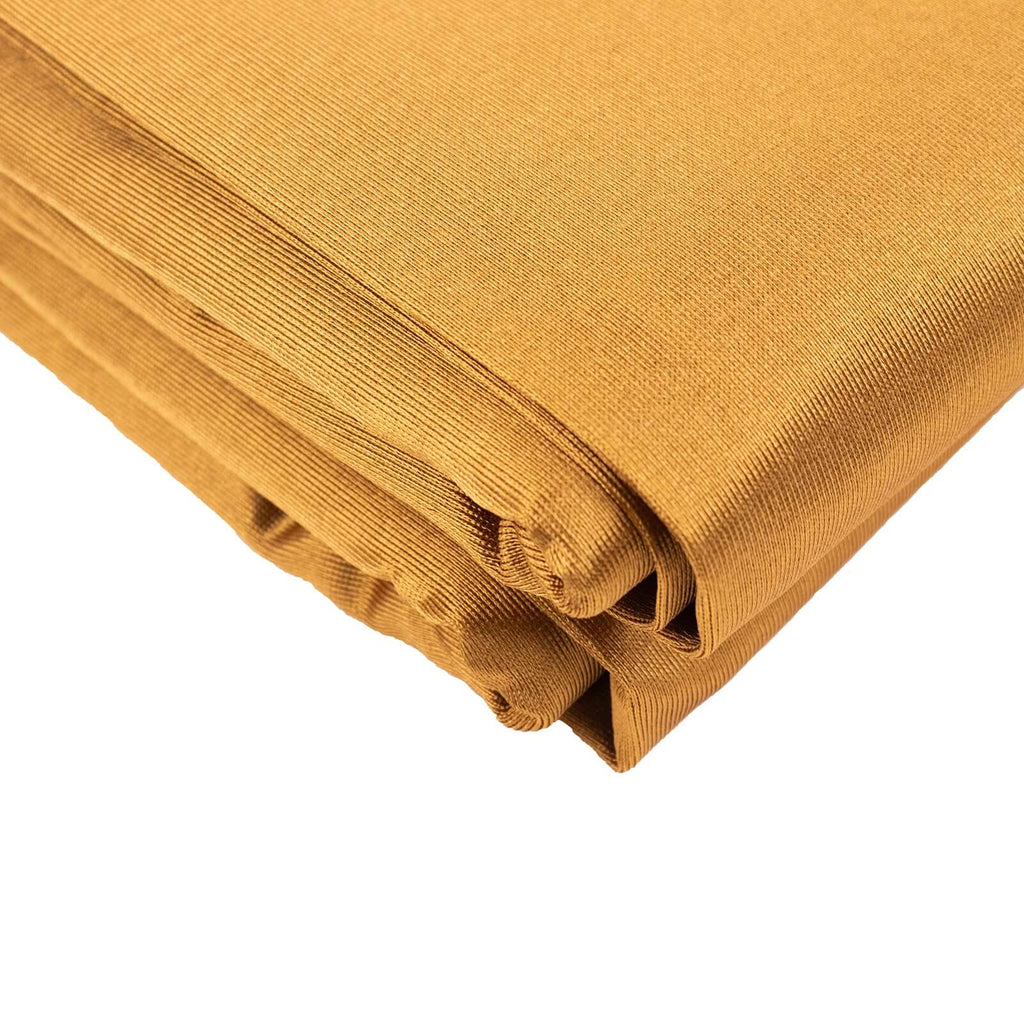 Shimmer Gold Scuba Polyester Fabric Roll, Wrinkle Free DIY Craft Fabric Bolt - 60"x10 Yards - Bell Racket Store