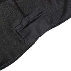 Shimmer Tinsel Spandex 72"x30" Rectangle Tablecloth Metallic Black Glittered Shiny Stretch Table Cover - Bell Racket Store