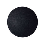 6-Pack Placemats Glitter Design Black Sparkle Round - Non-Slip Decorative Dining Table Mats 13"