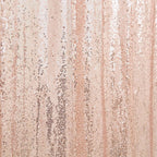 8ftx8ft Blush Sequin Event Curtain Drapes, Backdrop Event Panel