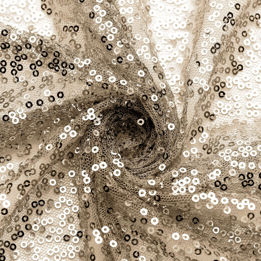 Sequin 20"x20" Napkin Champagne - Shimmering Dinner Napkin