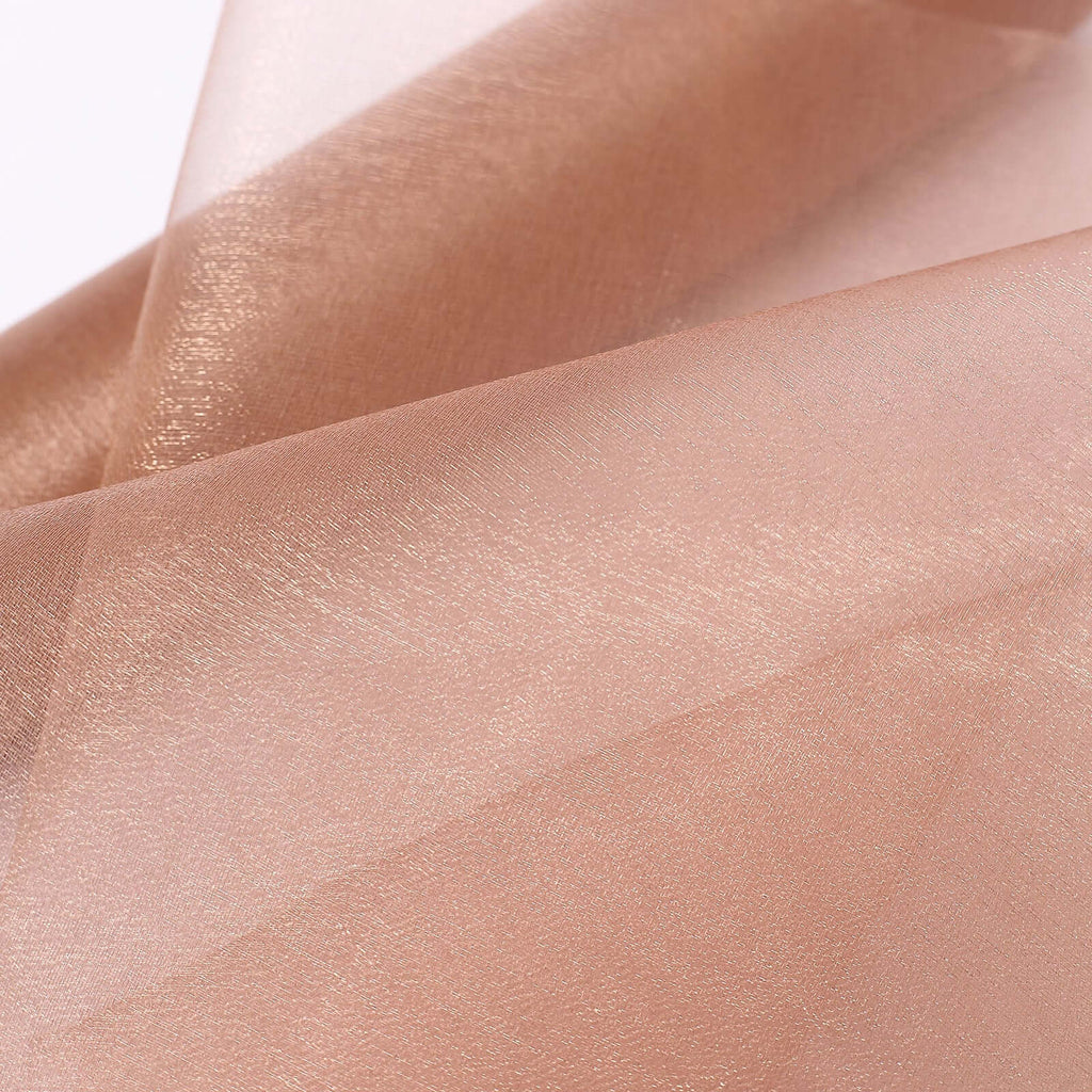 12"x10yd Dusty Rose Sheer Chiffon Fabric Bolt, DIY Voile Drapery Roll