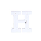 3D Marquee Letter "H" Warm White 6 LED Lights Gold - Chic Light-Up Decor for Events 6"