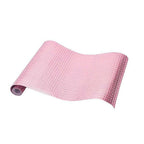 Glitter Paper 9ft Table Runner Roll Rose Gold Disposable Circle Pattern - Stylish Party Decor