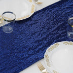 Sequin 12"x108" Table Runner Royal Blue - Glittering Design