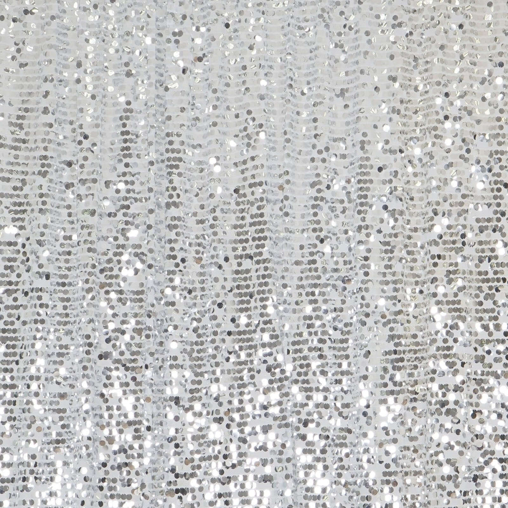 20ftx10ft Silver Big Payette Sequin Event Curtain Drapes, Backdrop Event Panel