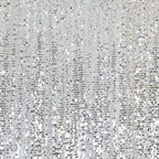 20ftx10ft Silver Big Payette Sequin Event Curtain Drapes, Backdrop Event Panel