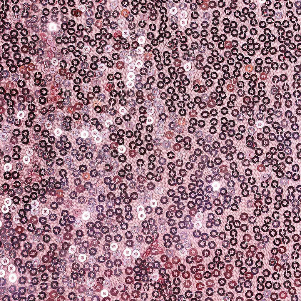 5 Pack Sequin Spandex Chair Sashes Rose Gold - Stretch Chair Bands 6"x15"