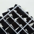 Shiny Black Square Sequin Shimmer Wall Party Photo Backdrop, 24sq.ft Active Spangle Wall Art DÃ©cor Panels - 24 Panels - Bell Racket Store