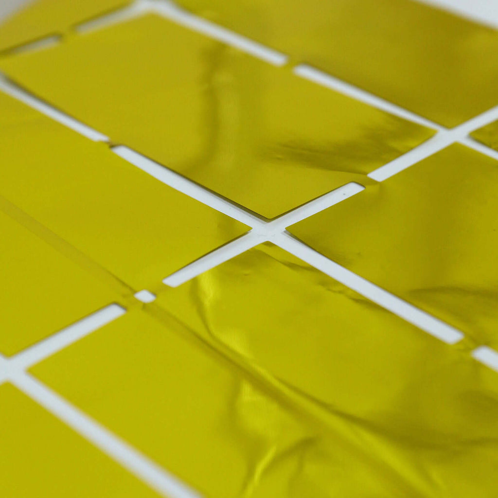 Shiny Gold Metallic Foil Rectangle Curtain Party Backdrop Door Window Curtain - 3ftx6.5ft - Bell Racket Store