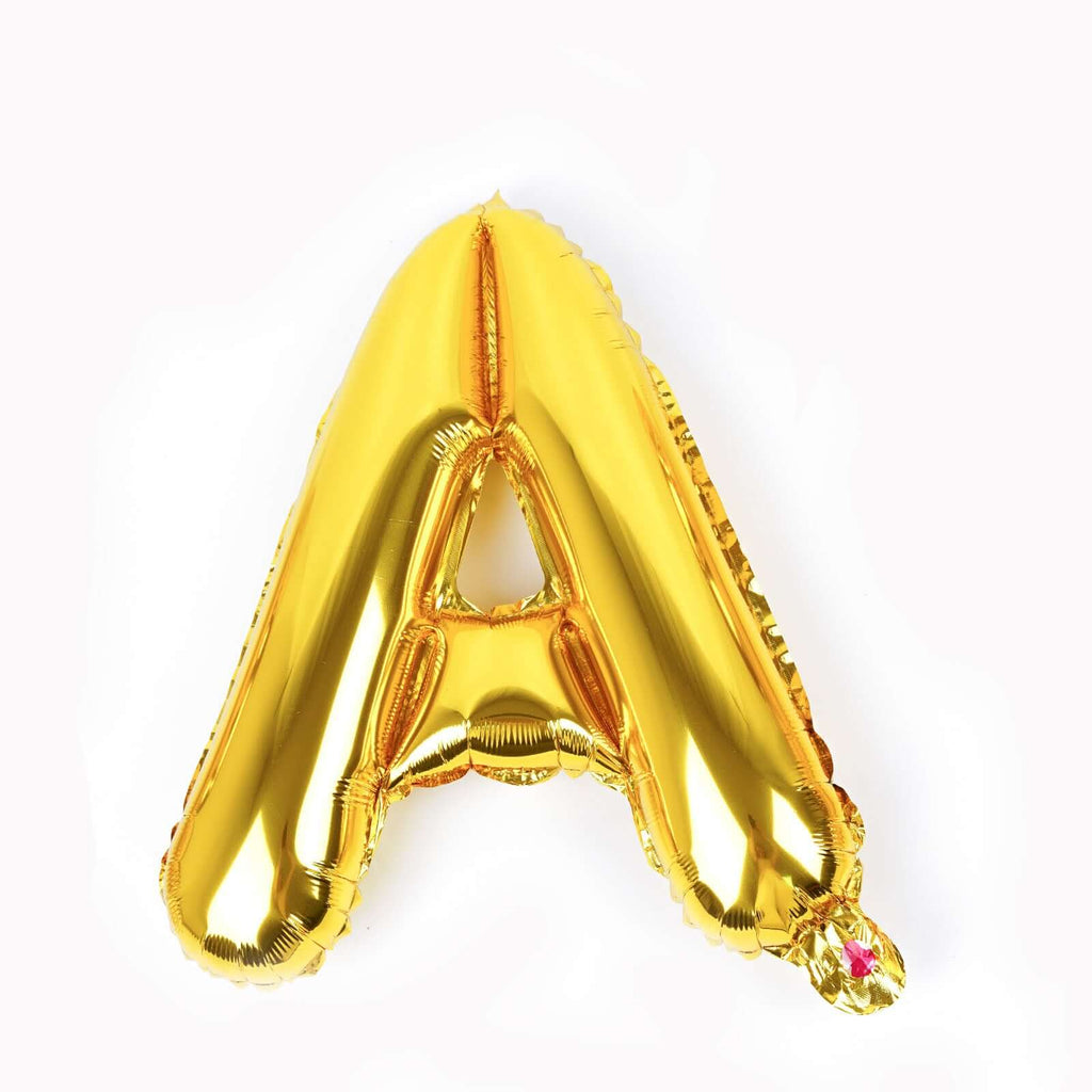 13" Ready-To-Use Shiny Gold "Congrats" Mylar Foil Balloon Banner Sign