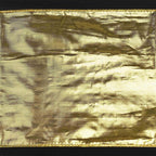 5 Pack Metallic Polyester Lame Chair Sashes with Shiny Gold Foil Finish - Dazzling Chair Decor for Weddings, Parties & Events 6"x108"