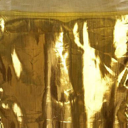 Shiny Metallic Lame 13"x108" Table Runner Gold - Glamorous Shimmer Table Decor - NestOCart