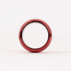 4 Pack Shiny Metallic Red Acrylic Napkin Rings