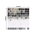 Shiny Silver Square Sequin Shimmer Wall Party Photo Backdrop, 24sq.ft Active Spangle Wall Art DÃ©cor Panels - 24 Panels - Bell Racket Store