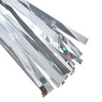 7.5ft Long Metallic Silver Foil Tassels Fringe Garland, Tinsel Streamer Party Backdrop Decorations