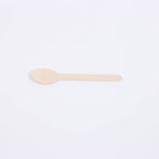 100-Pack Birchwood Spoons Natural - Eco Friendly Biodegradable Wooden Utensils for Rustic Themes & Outdoor Parties 6"