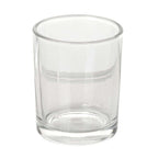 12-Pack Glass Votive Candle Holders Clear - Tealight Holder Set for Weddings and Events 2.5"