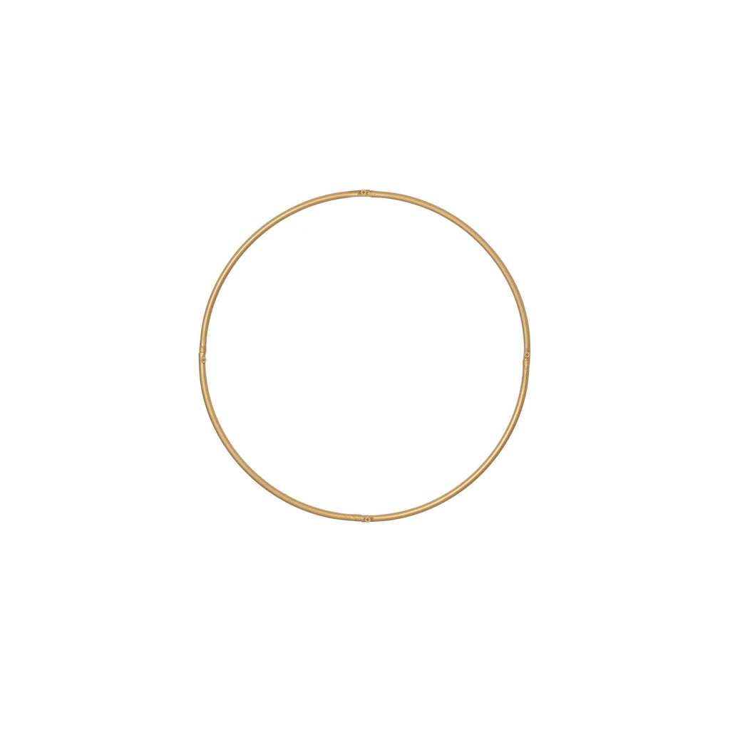 24" Gold Heavy Duty Metal Hoop Wreath, Floral Hoop