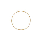 24" Gold Heavy Duty Metal Hoop Wreath, Floral Hoop