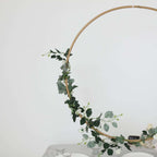 36" Gold Heavy Duty Metal Hoop Wreath, Floral Hoop