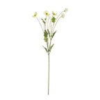 2 Stems 33" Ivory Artificial Silk Poppy Flower Bouquet Bushes