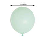 10 Pack 18" Matte Pastel Seafoam Helium or Air Latex Party Balloons