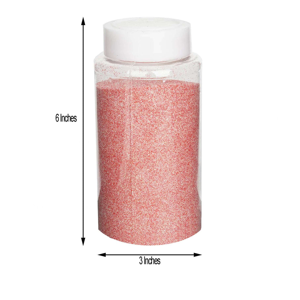 Extra Fine Glitter Bottle Coral - Nontoxic Glitter Dust Powder for Fun DIY Projects Kidsâ€™ Crafts Resin Art & Festival Decor 1 lb