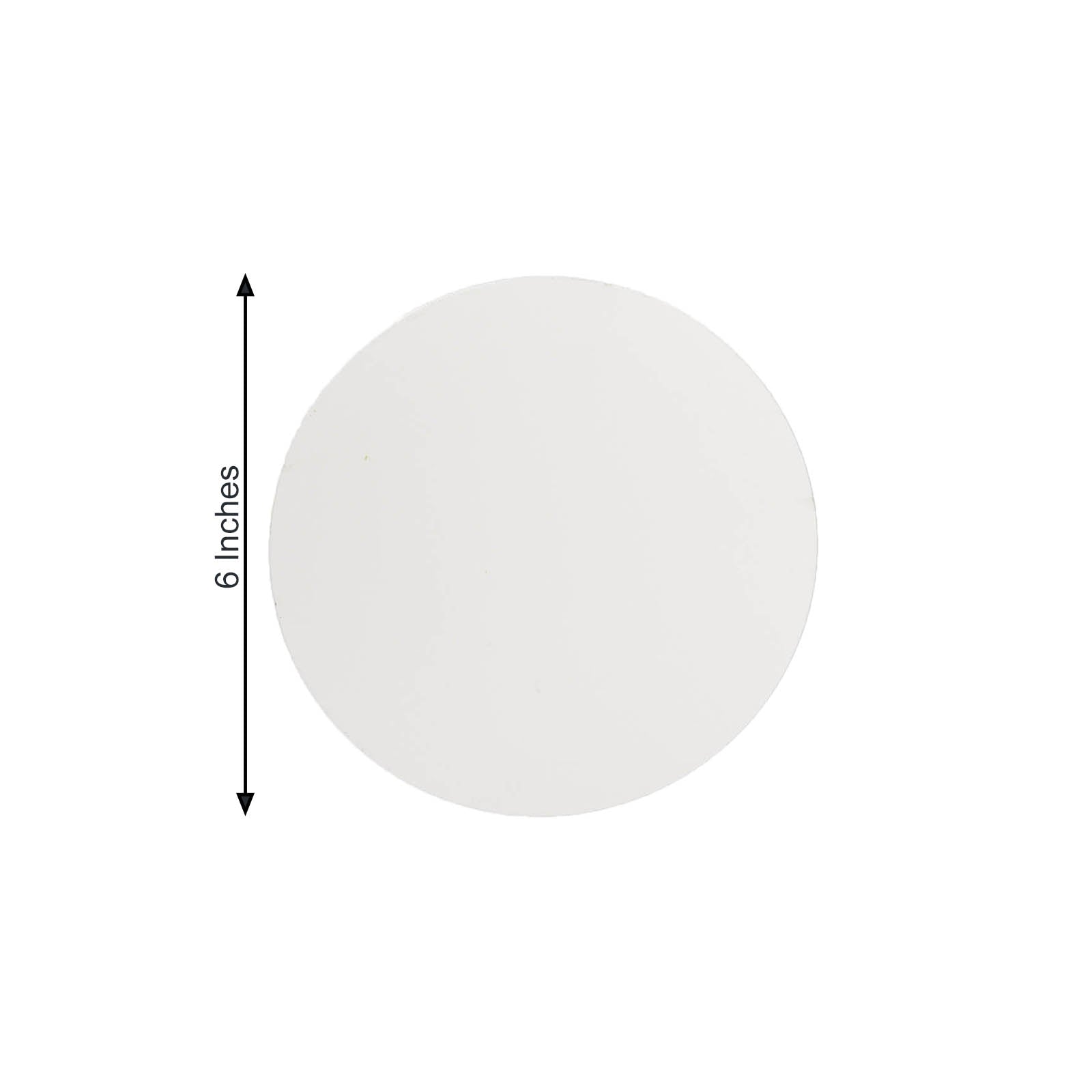 12 Pack Round Acrylic Mirror Wall Stickers, 6" Removable Wall Decals For Home Decor