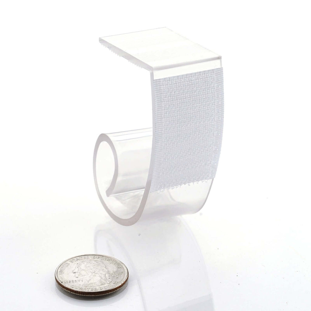 12Pcs 1.5 to 2" Adjustable Large Plastic Table Skirt Clips