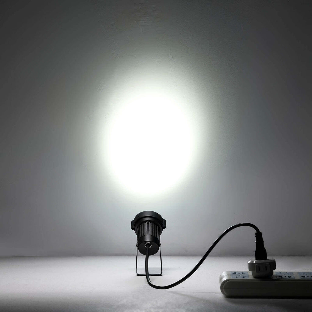 6W Bright White LED Backdrop Uplight, Indoor Outdoor Landscape Spotlight