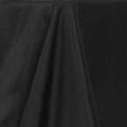 Premium Polyester 60"x126" Rectangle Tablecloth Black - Stain-Resistant 220GSM Finish for Special Events