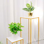 Set of 4 Acrylic Plexiglass Sheets Square Top Plates Assorted Sizes White - Protective Film Coating 3mm Thick