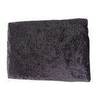 65"x5 Yards Black Crushed Velvet Fabric Bolt, DIY Craft Fabric Roll