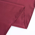 Premium Polyester 54"x54" Table Overlay Square Tablecloth Burgundy - Stain and Wrinkle-Resistant 220GSM Table Topper