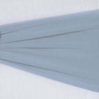 5 Pack Stretch Spandex Chair Sashes Dusty Blue - Fitted Finish Two Ply Heavy Duty Chair Bands 5"x12"