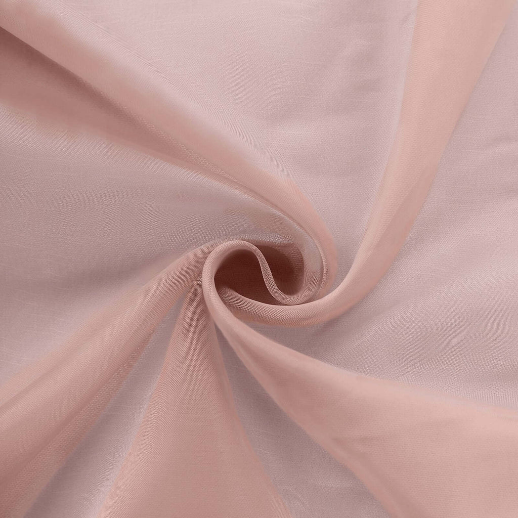 Chiffon 6ft Table Runner Dusty Rose - Flowy & Lightweight Table Decor
